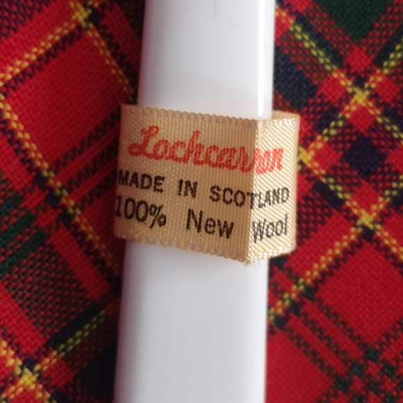 Vintage Men's Scottish Plaid Tie, Mint Condition. - Picture 3 of 3